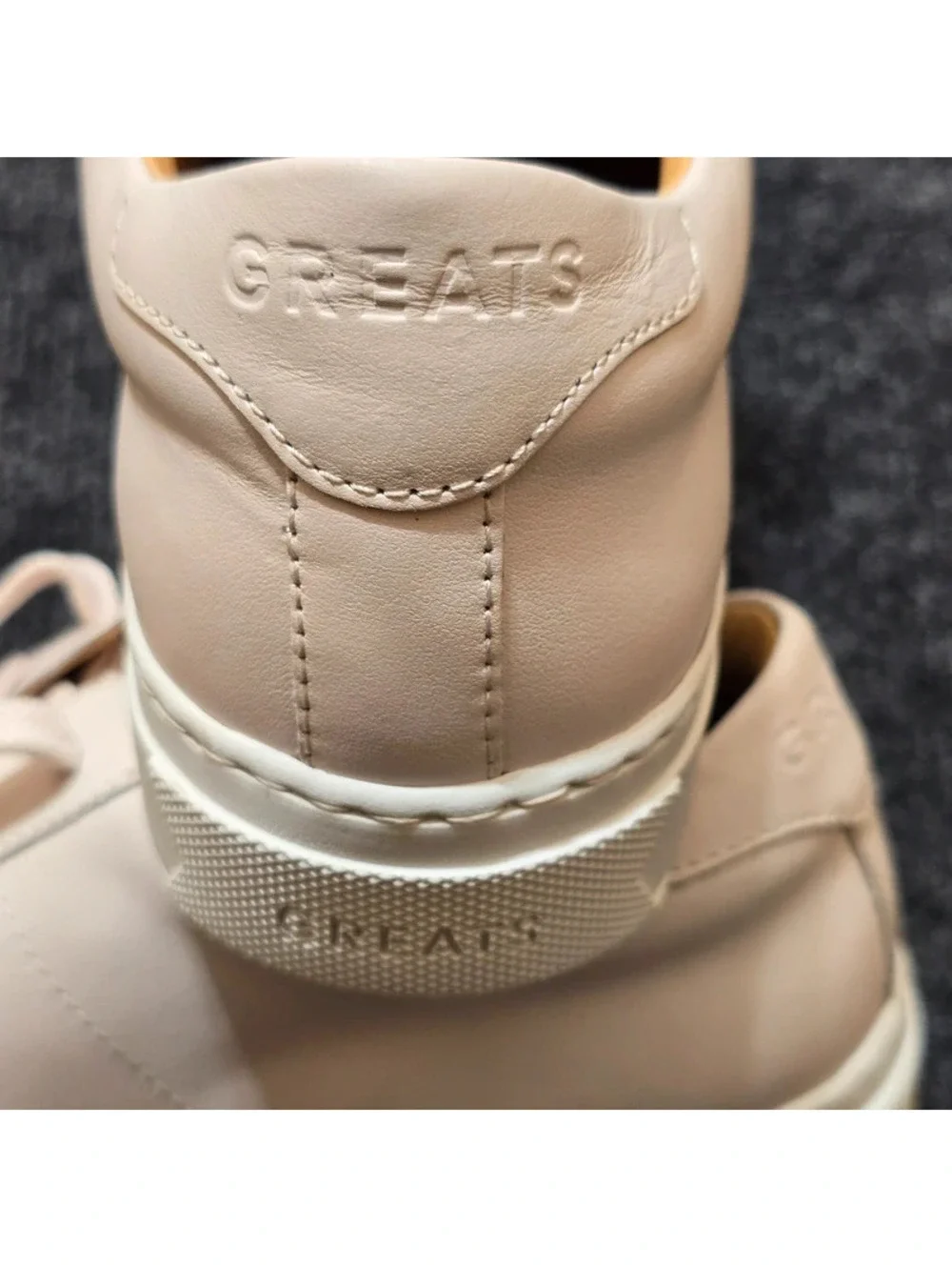 Greats The Royale Blush Pink Leather Sneakers Size Women 9 EUR 39 New Italy